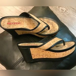 Prada Women’s Wedges Sandals size 7